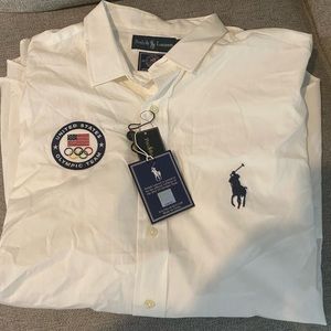 NWT Polo Ralph Lauren US Olympic Team Men’s Button Up Size XL